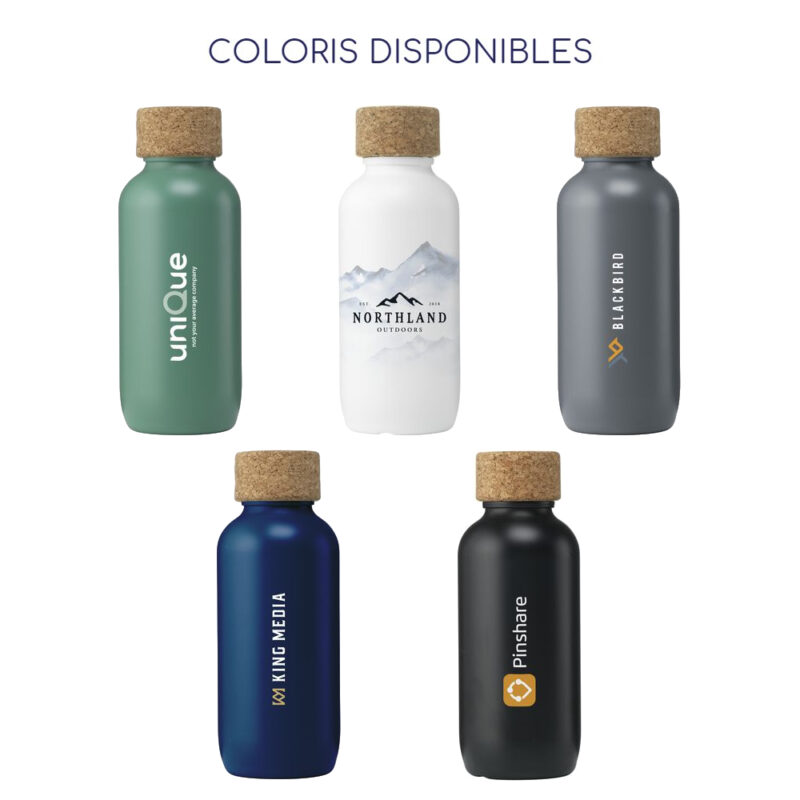 Bouteille réutilisable Skrea gamme de couleurs